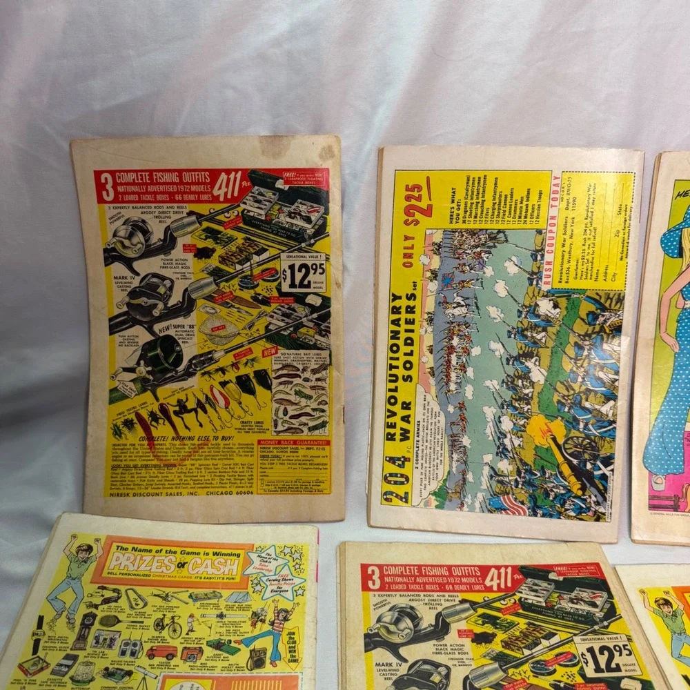 Vintage Walt Disney Gold Key Whitman Comic Book Lot of 6